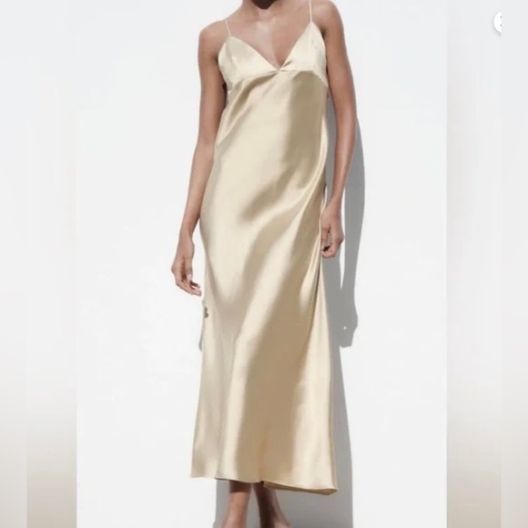 ZARA Satin Slip Dress NWT, Style  2726/331 - Picture 2 of 10